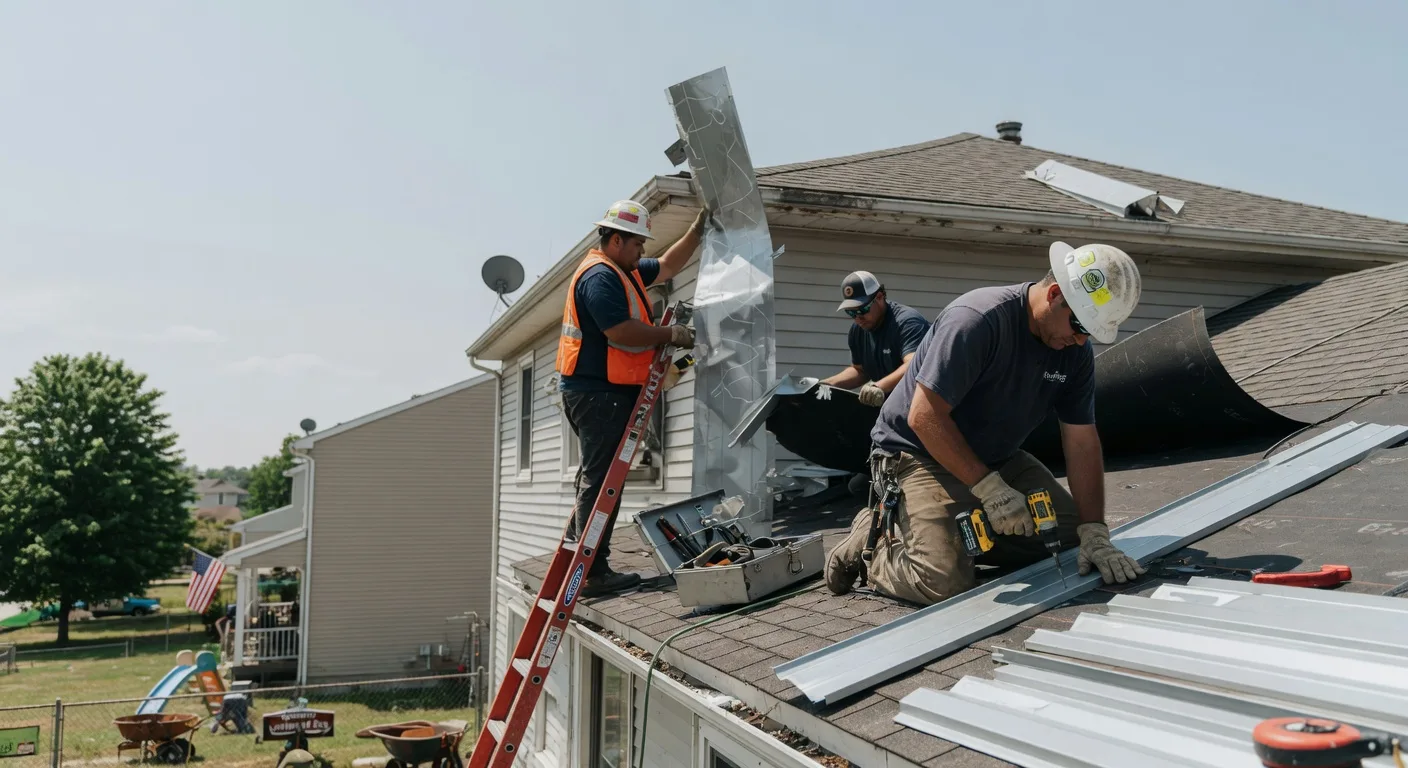 Storm Damage Metal Roof Repair in Daleville, VA
